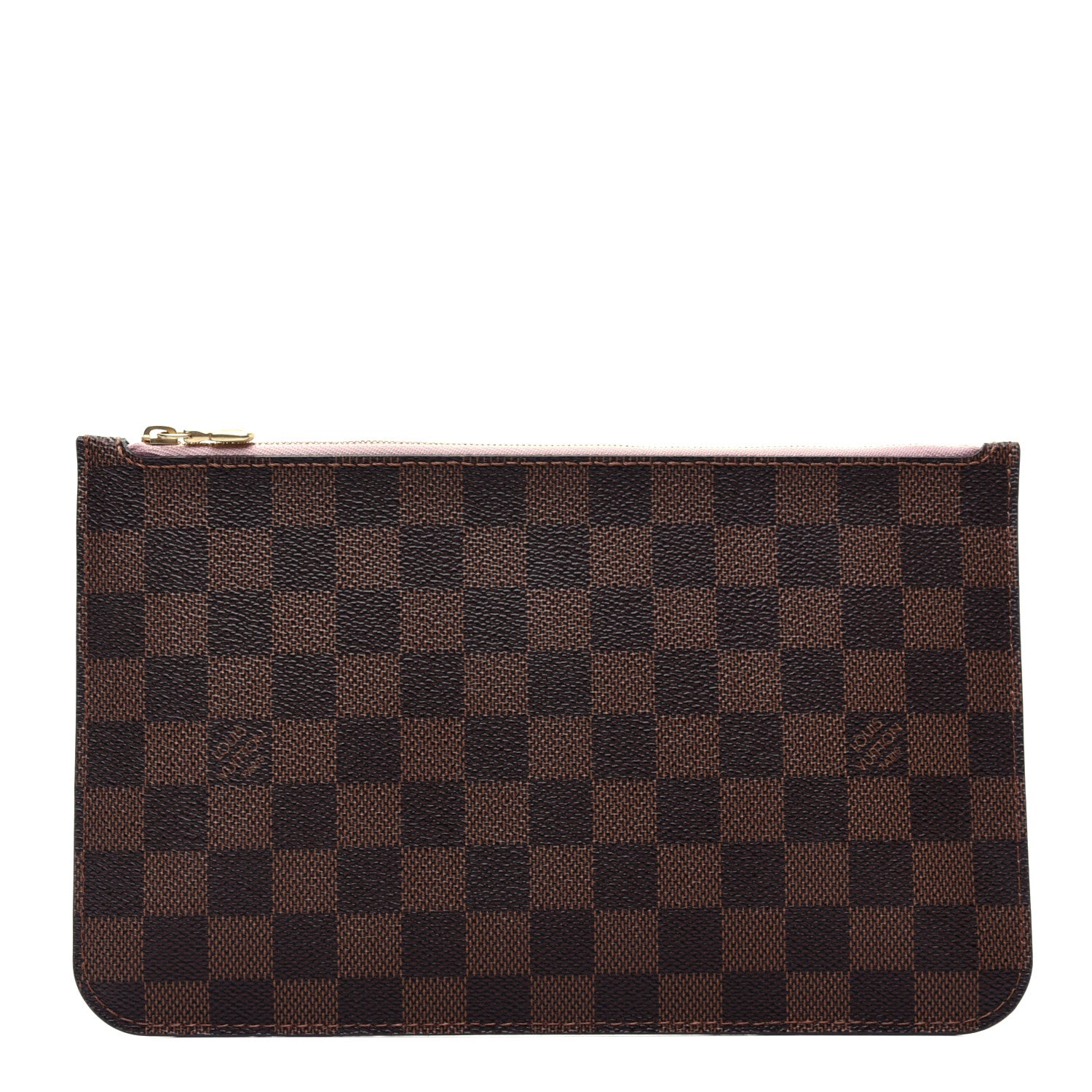 Louis Vuitton Damier Ebene Neverfull MM GM Pochette Rose Ballerine 1 of 10
