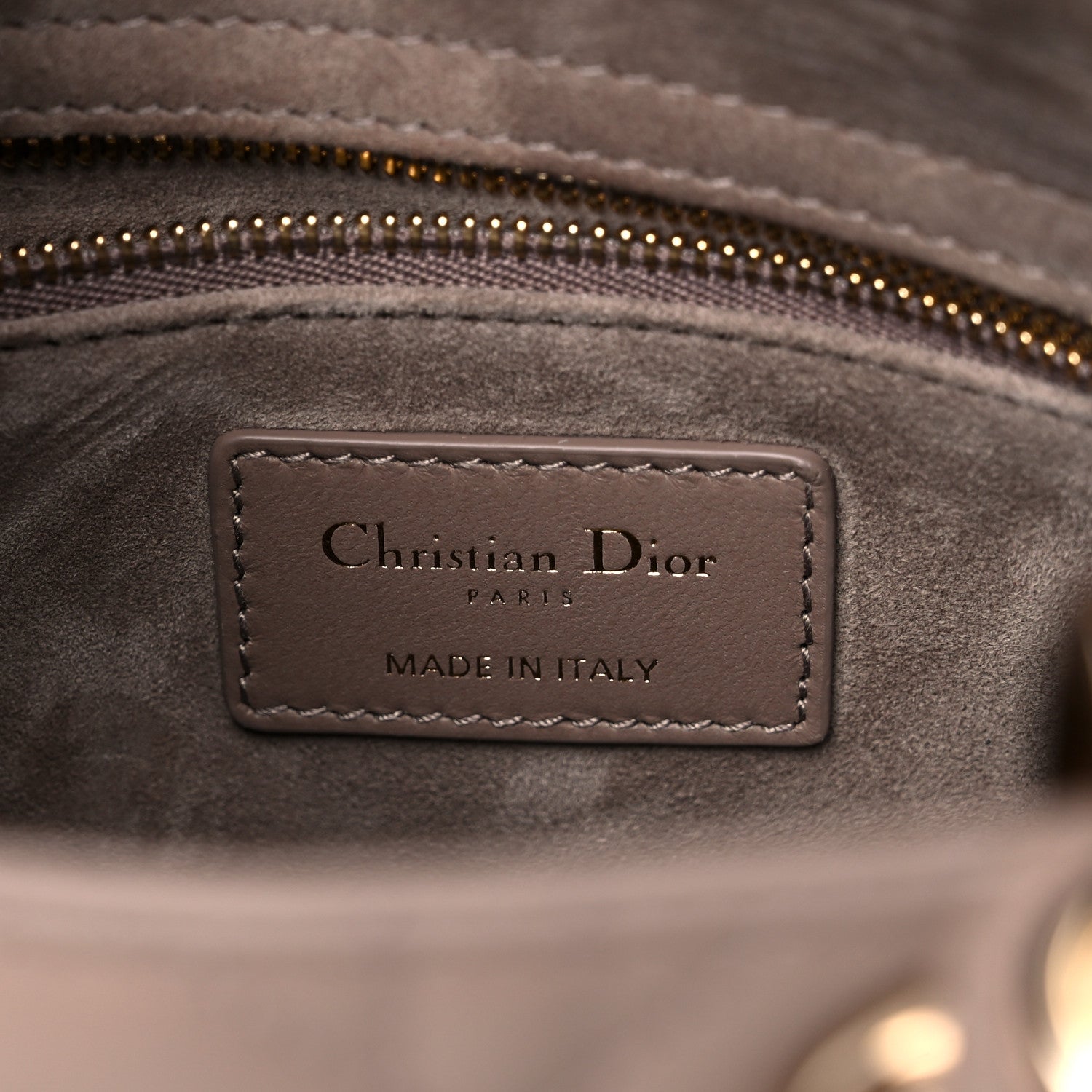 Christian Dior Ultra Matte Calfskin Cannage Small My ABCDior Lady Dior Beige 5 of 8