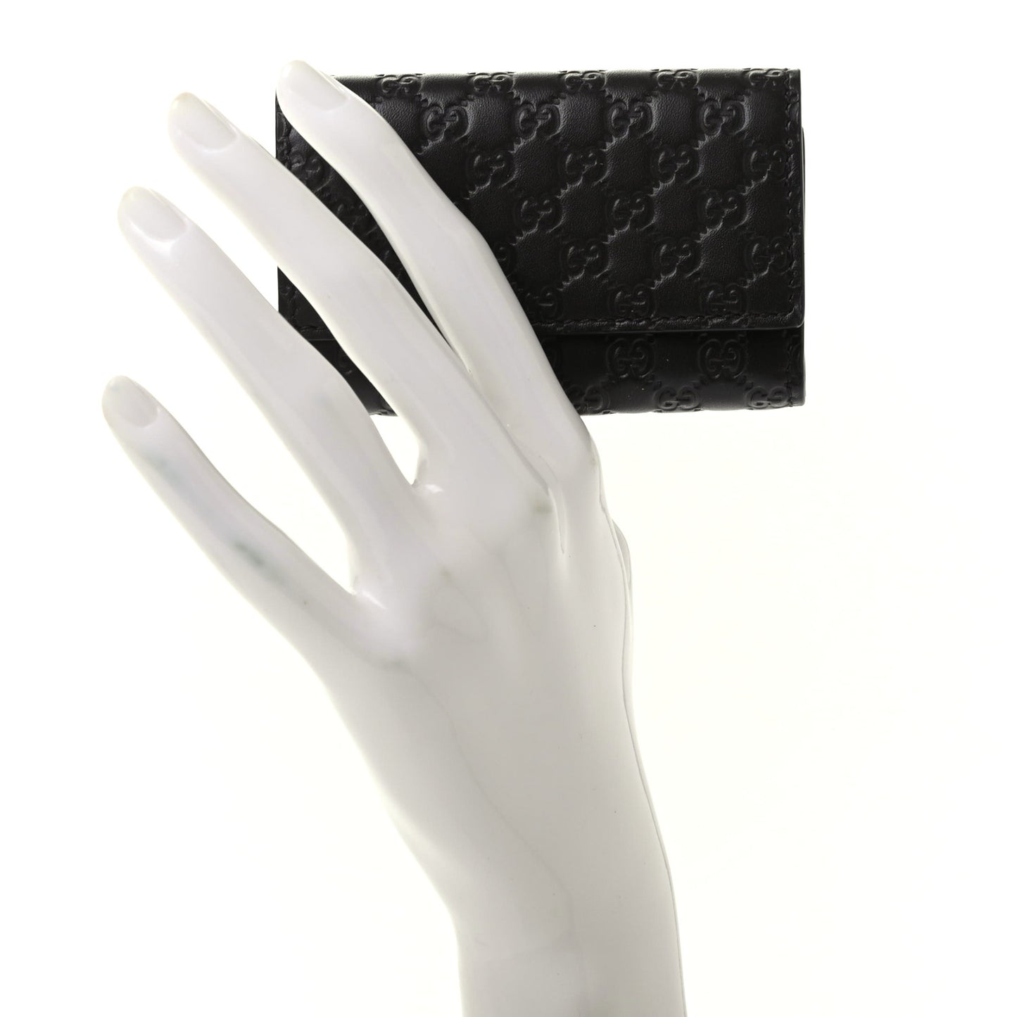 Microguccissima 6 Key Holder Case Black