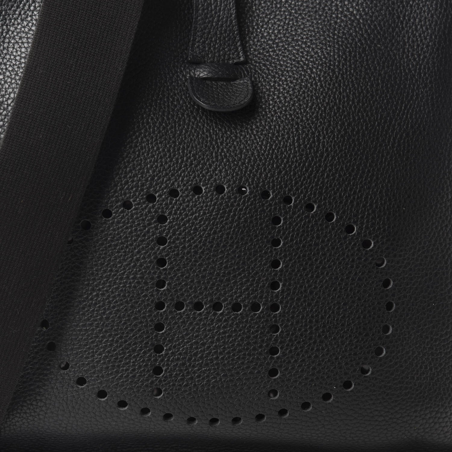 Hermes Taurillon Clemence Evelyne III GM Black 10 of 11