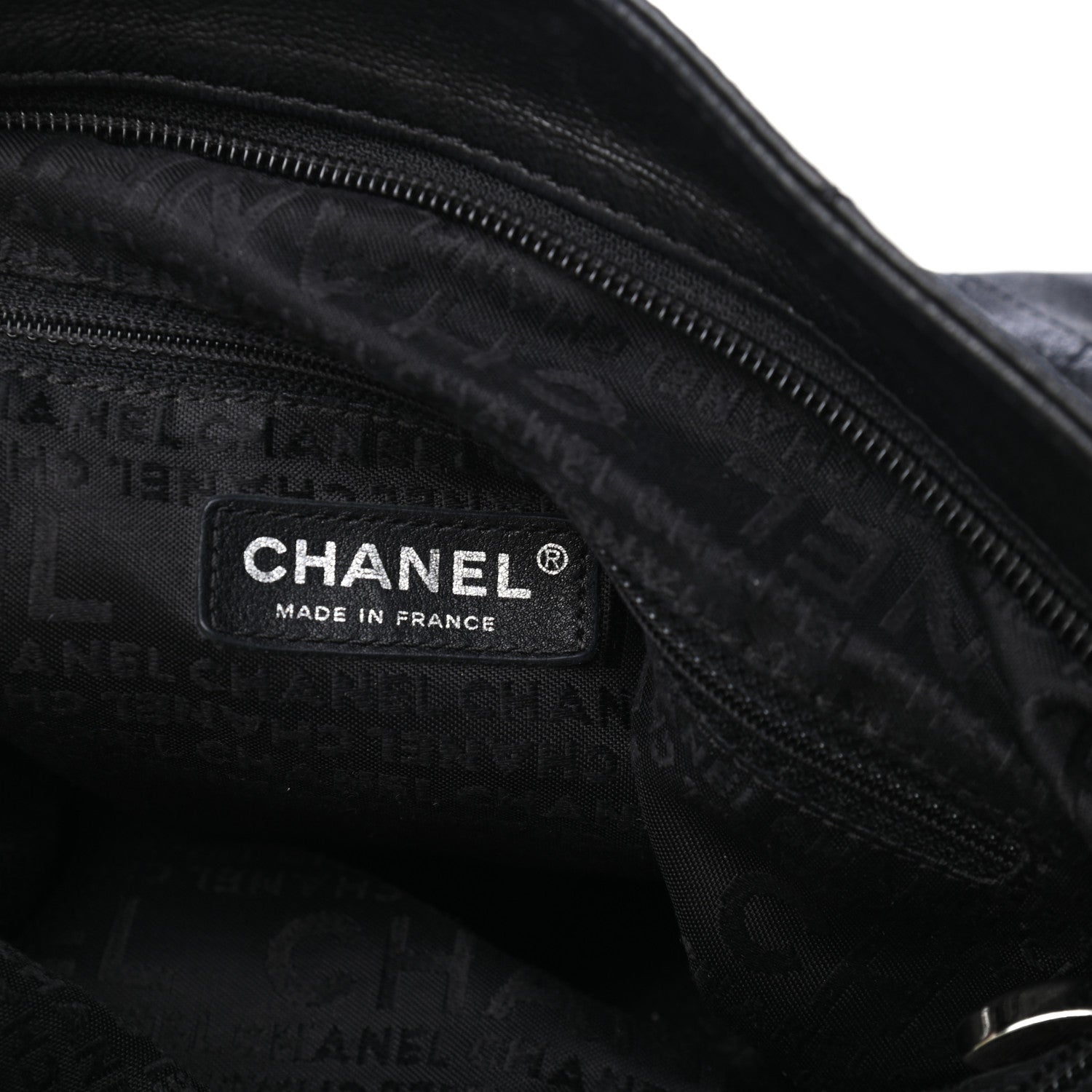 Chanel Lambskin Stitched Medium Ultimate Soft Tote Black 5 of 6