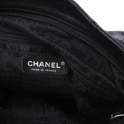 Chanel Lambskin Stitched Medium Ultimate Soft Tote Black 5 of 6
