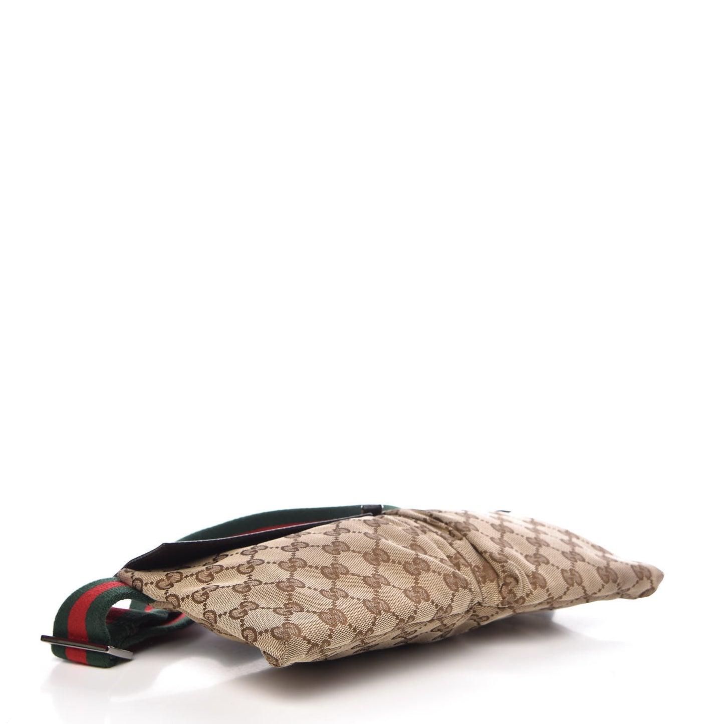 Monogram Web Belt Bag Dark Brown