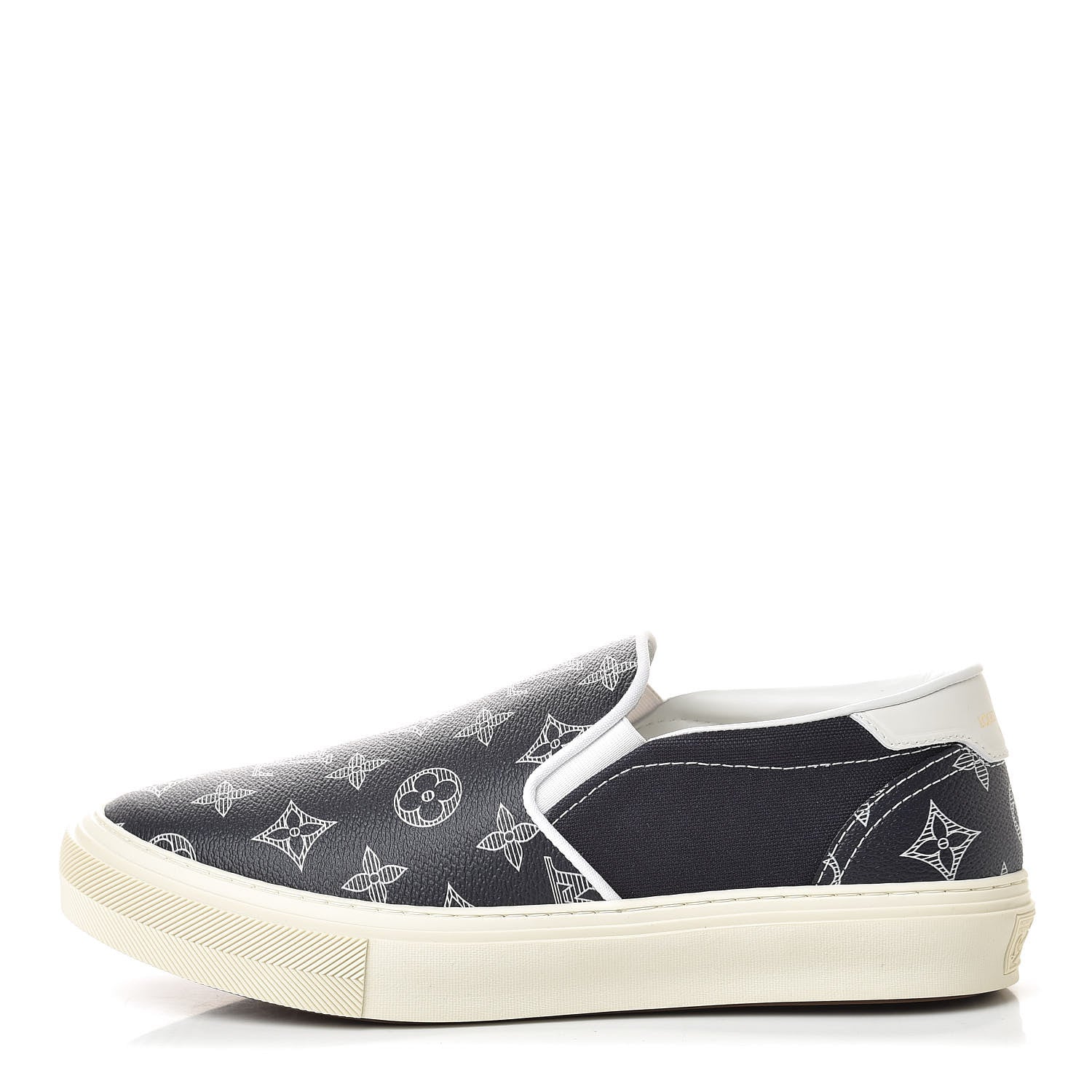 Louis Vuitton Savane Monogram Trocadero Slip On Sneakers 6 Encre 1 of 11