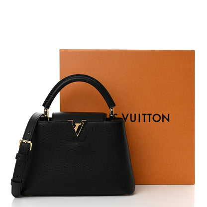 Louis Vuitton Taurillon Capucines BB Black 10 of 10