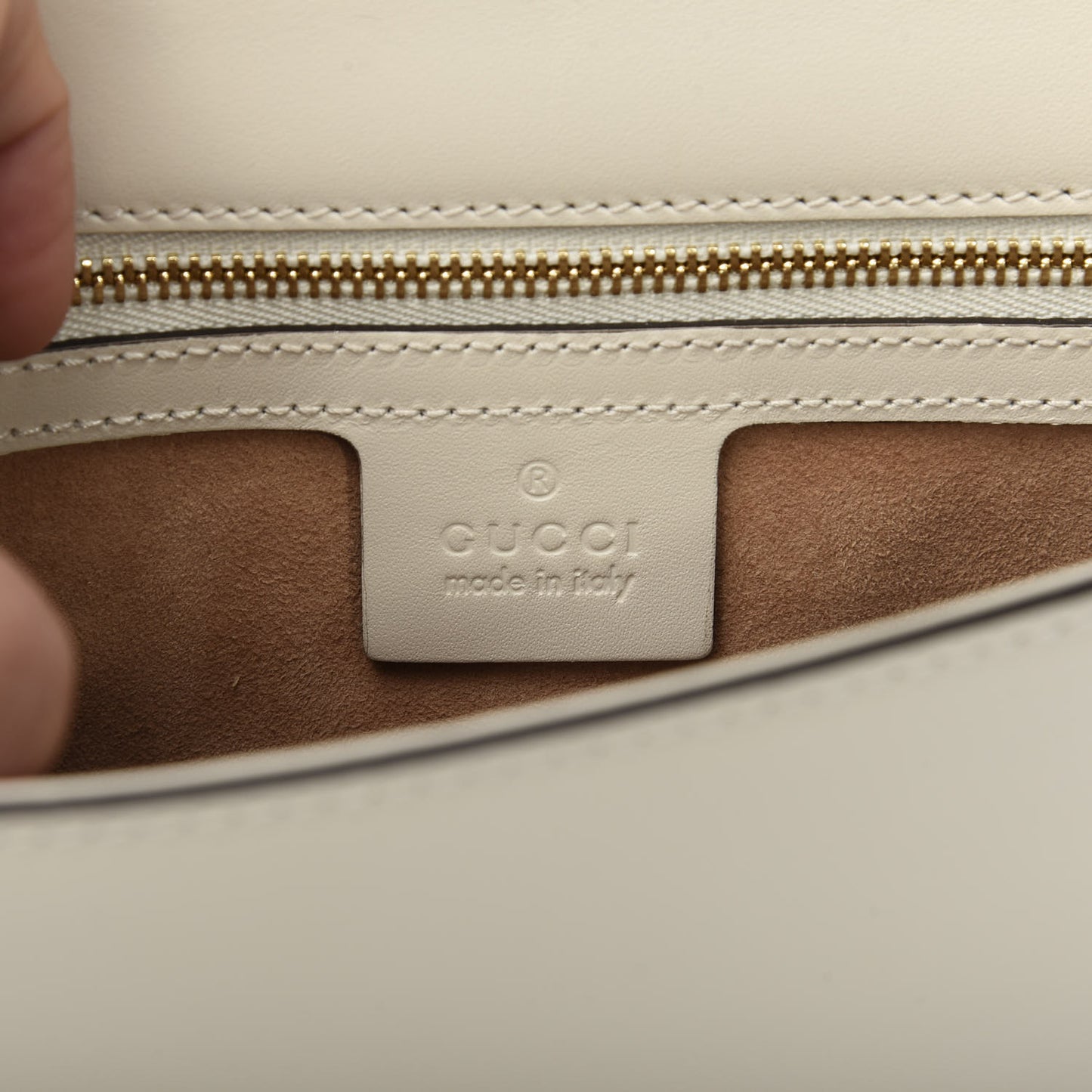 Calfskin Sylvie Belt Bag Off White