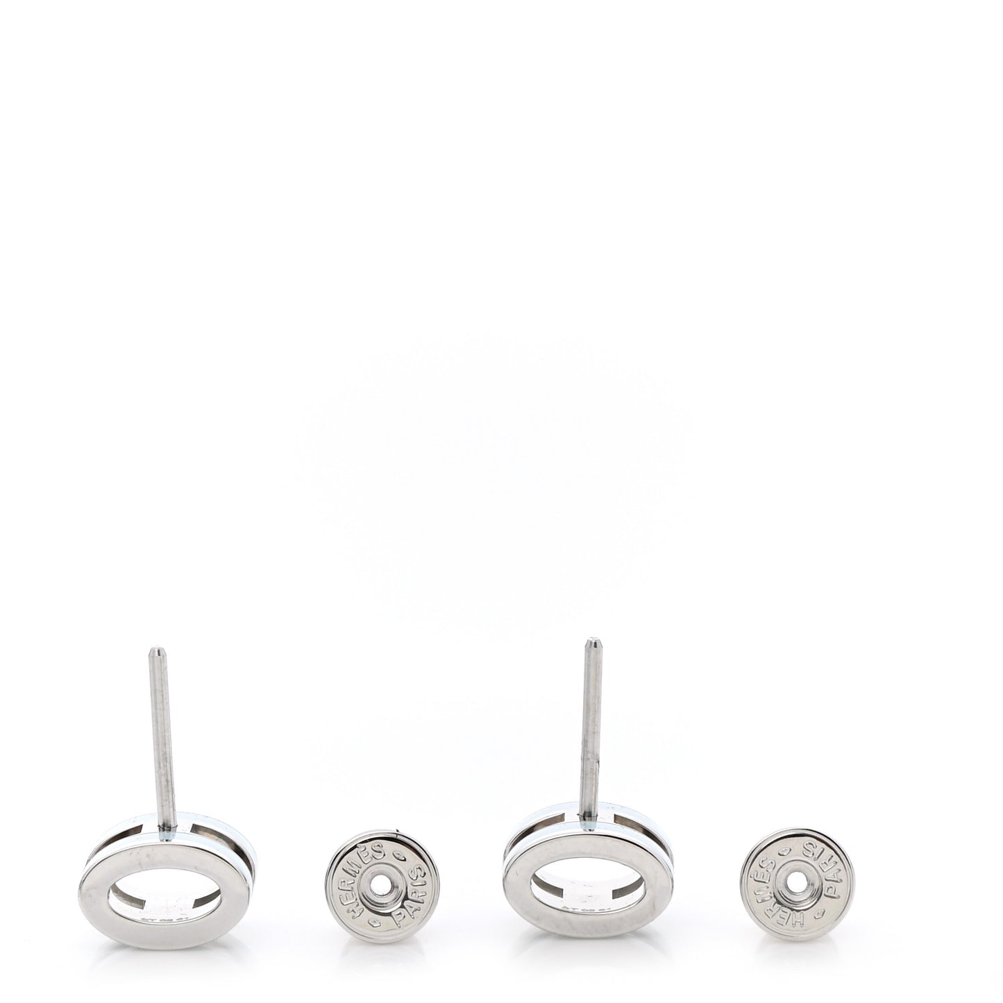 Palladium Lacquered Mini Pop H Earrings Celeste