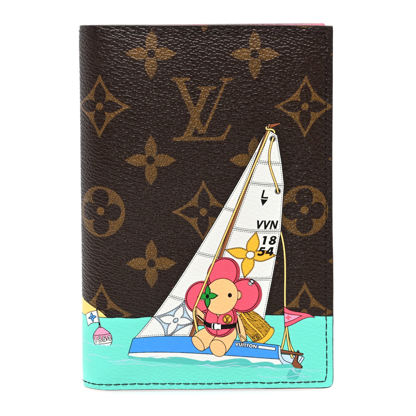 Monogram 2023 Christmas Animation Tropical Seas Passport Cover Dragon Fruit Pink