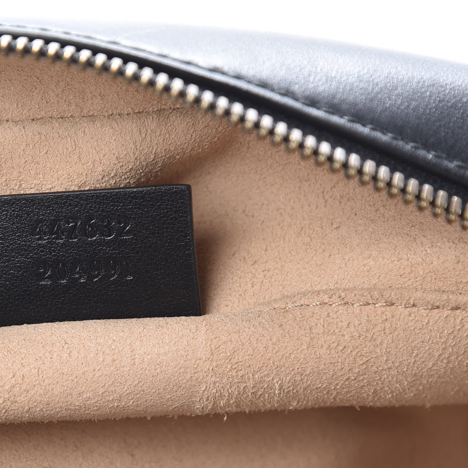 Gucci Calfskin Matelasse Small GG Marmont Chain Shoulder Bag Black 7 of 12