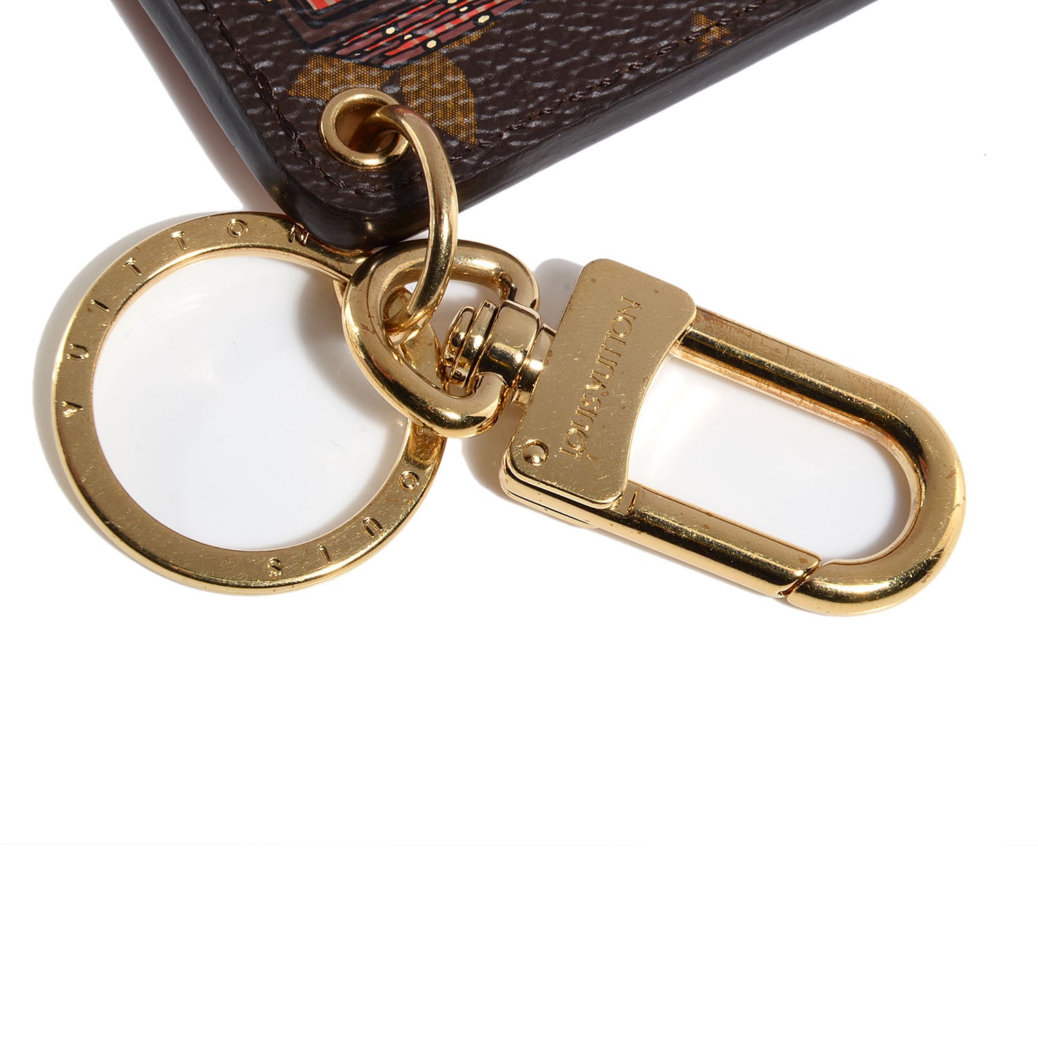 Louis Vuitton Monogram Illustre Trunk Key Holder Bordeaux 6 of 7