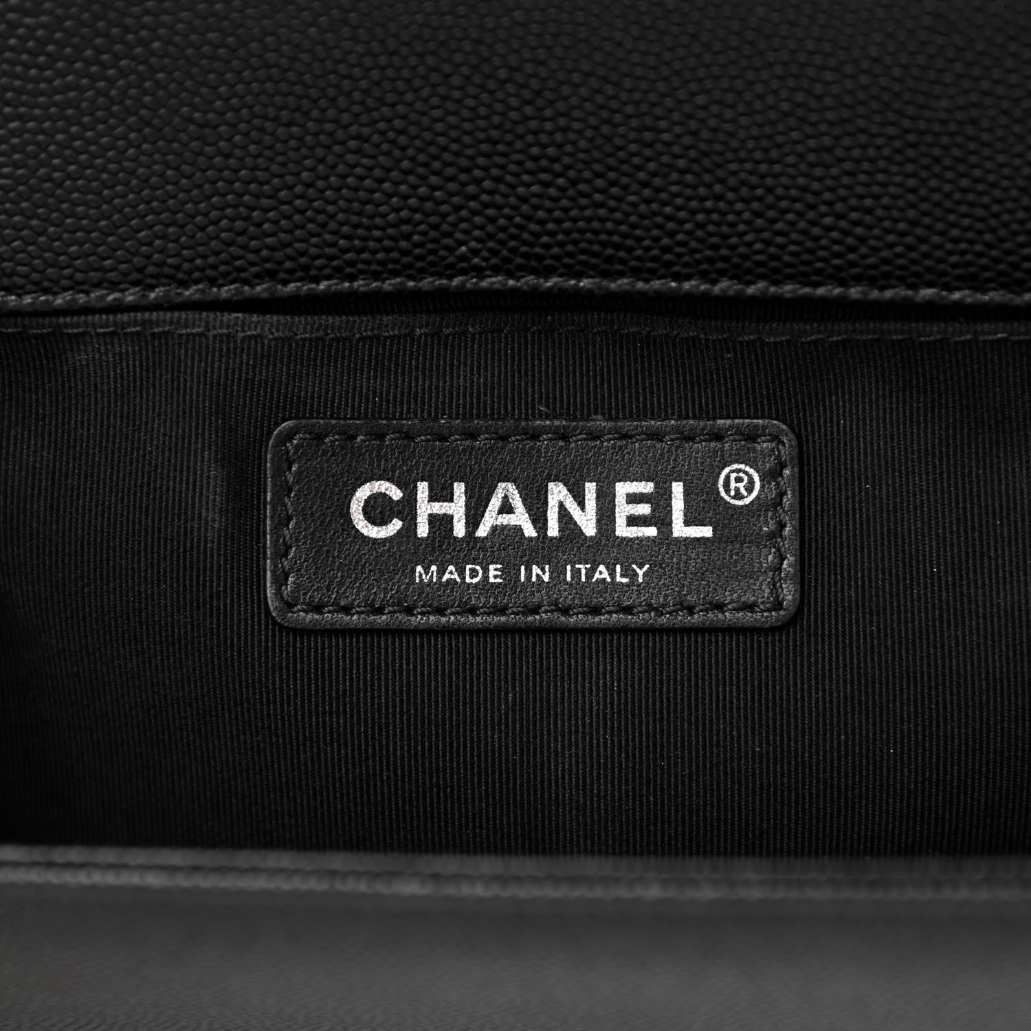 Chanel Caviar Quilted Medium Boy Flap Black 6 of 15