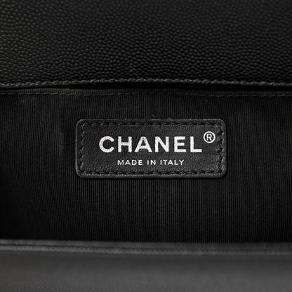 Chanel Caviar Quilted Medium Boy Flap Black 6 of 15