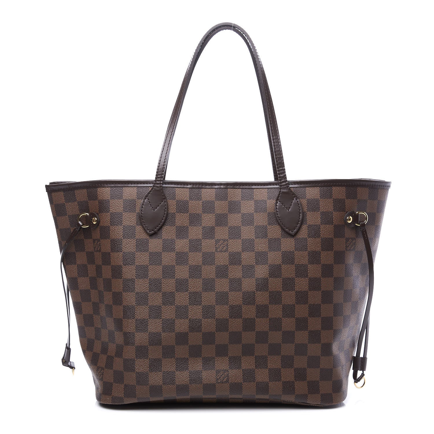 Louis Vuitton Damier Ebene Neo Neverfull MM Rose Ballerine 1 of 13