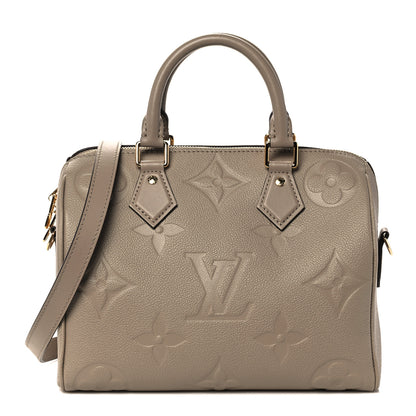Louis Vuitton Empreinte Monogram Giant Speedy Bandouliere 25 Tourterelle 1 of 10