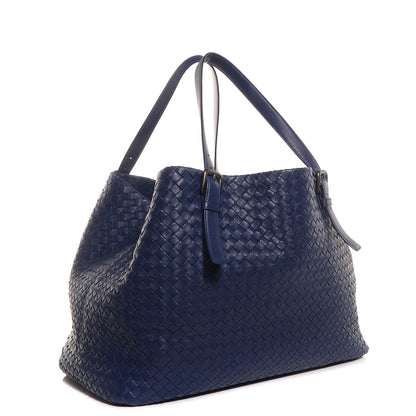 Bottega Veneta Nappa Intrecciato Large Seamless Tote Indigo 3 of 8