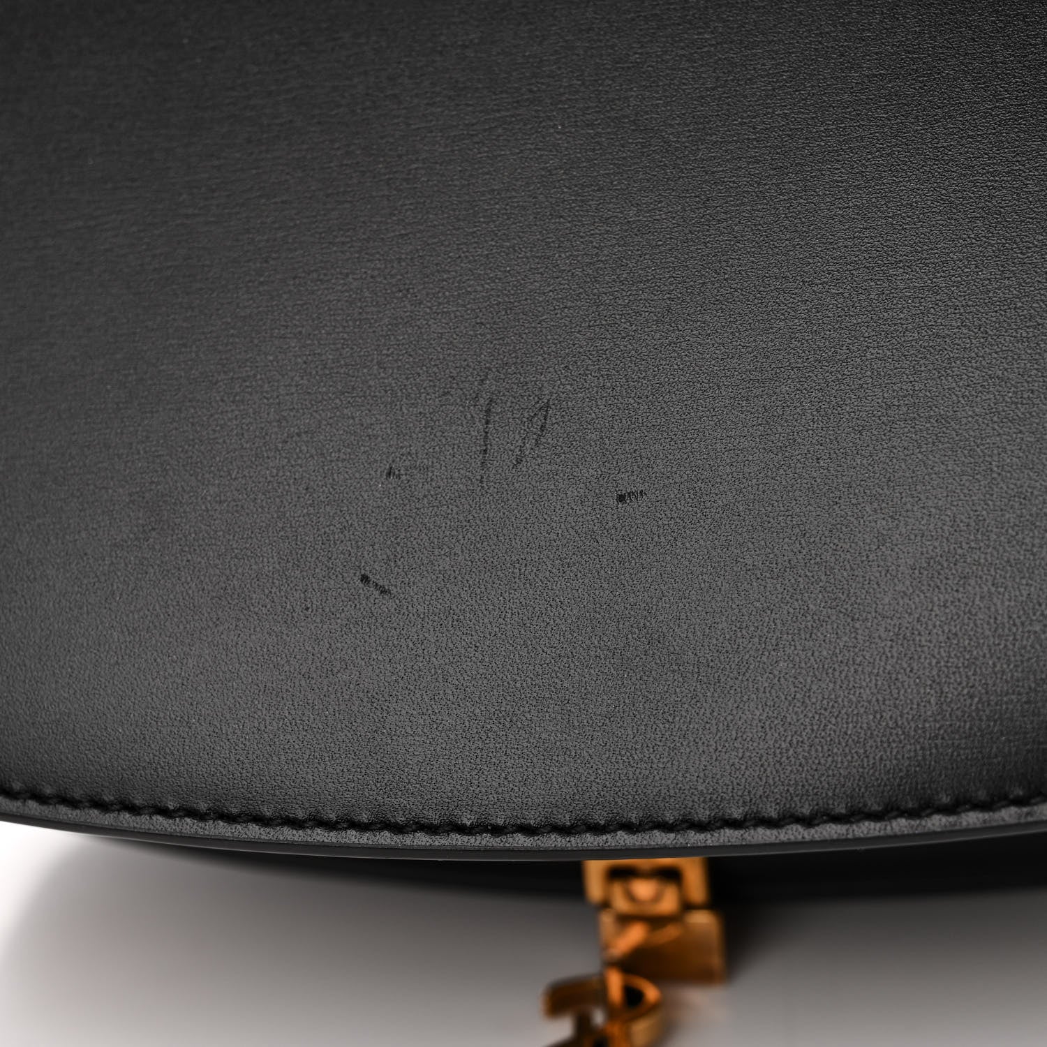 Saint Laurent Box Calfskin Mini Voltaire Shoulder Bag Black 11 of 12
