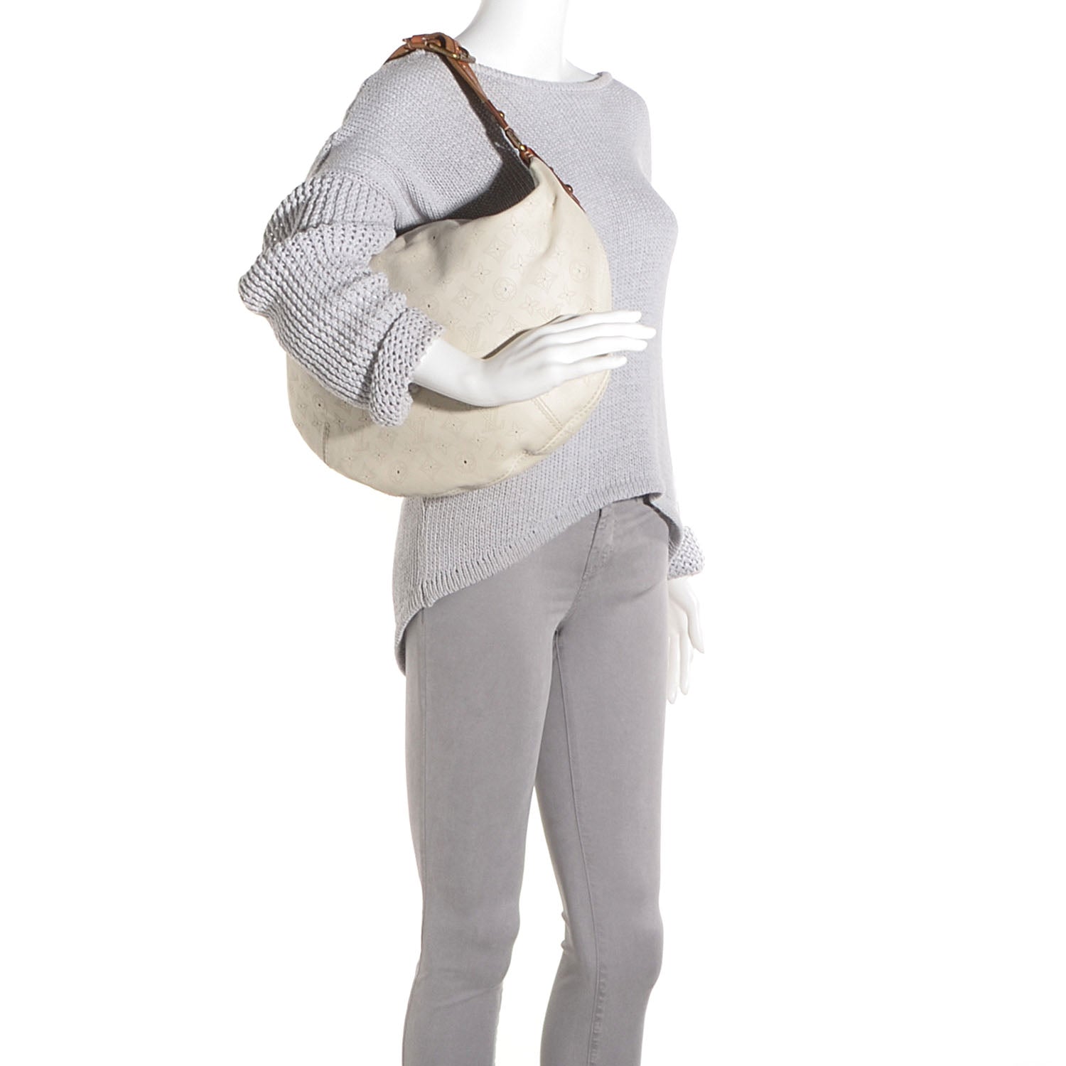 Louis Vuitton Mahina Onatah GM White 2 of 7