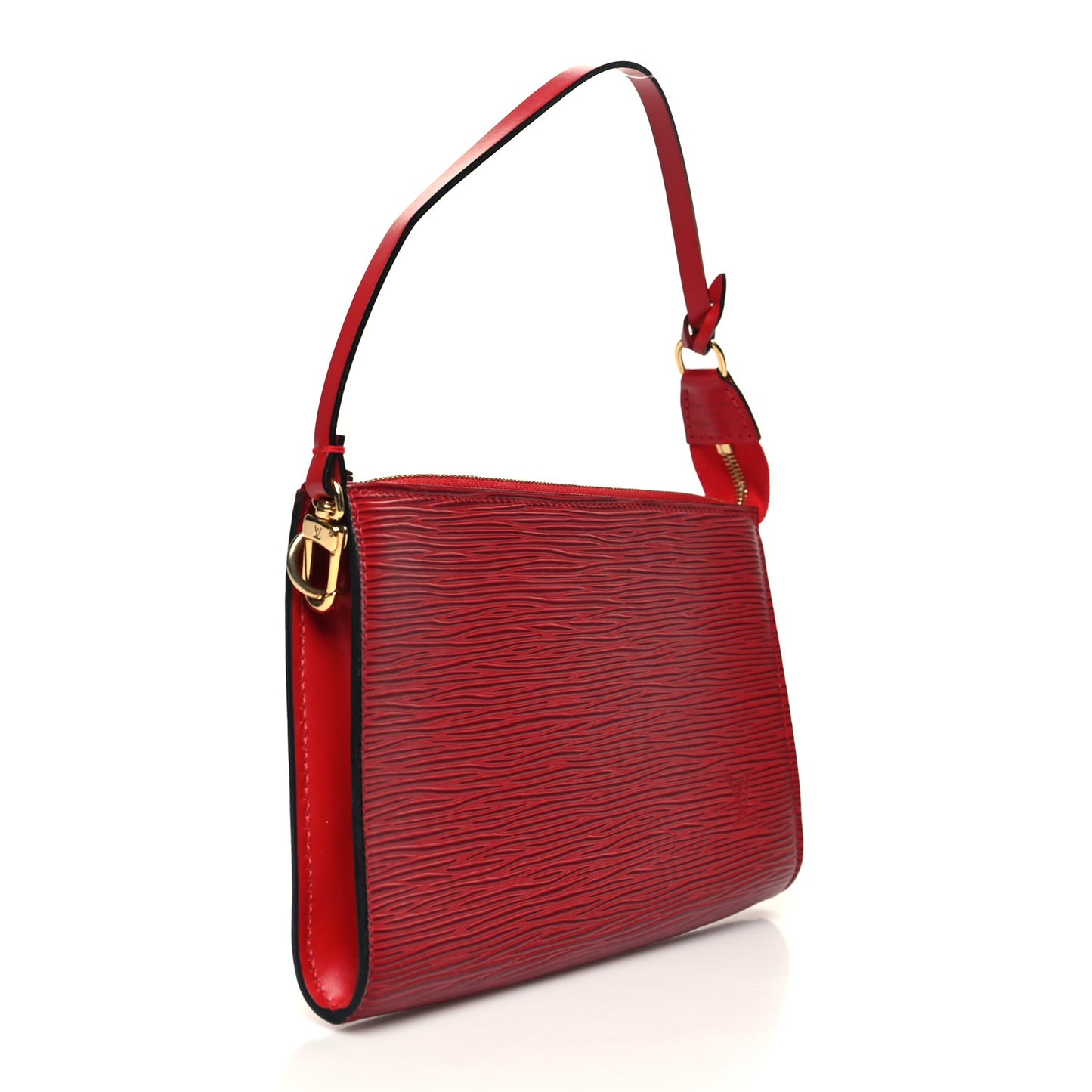 Epi Pochette Accessories 24 Castillan Red