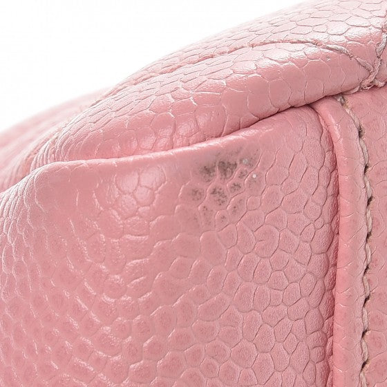 Chanel Caviar Quilted Petit Timeless Shopping Tote PTT Pink 14 of 15