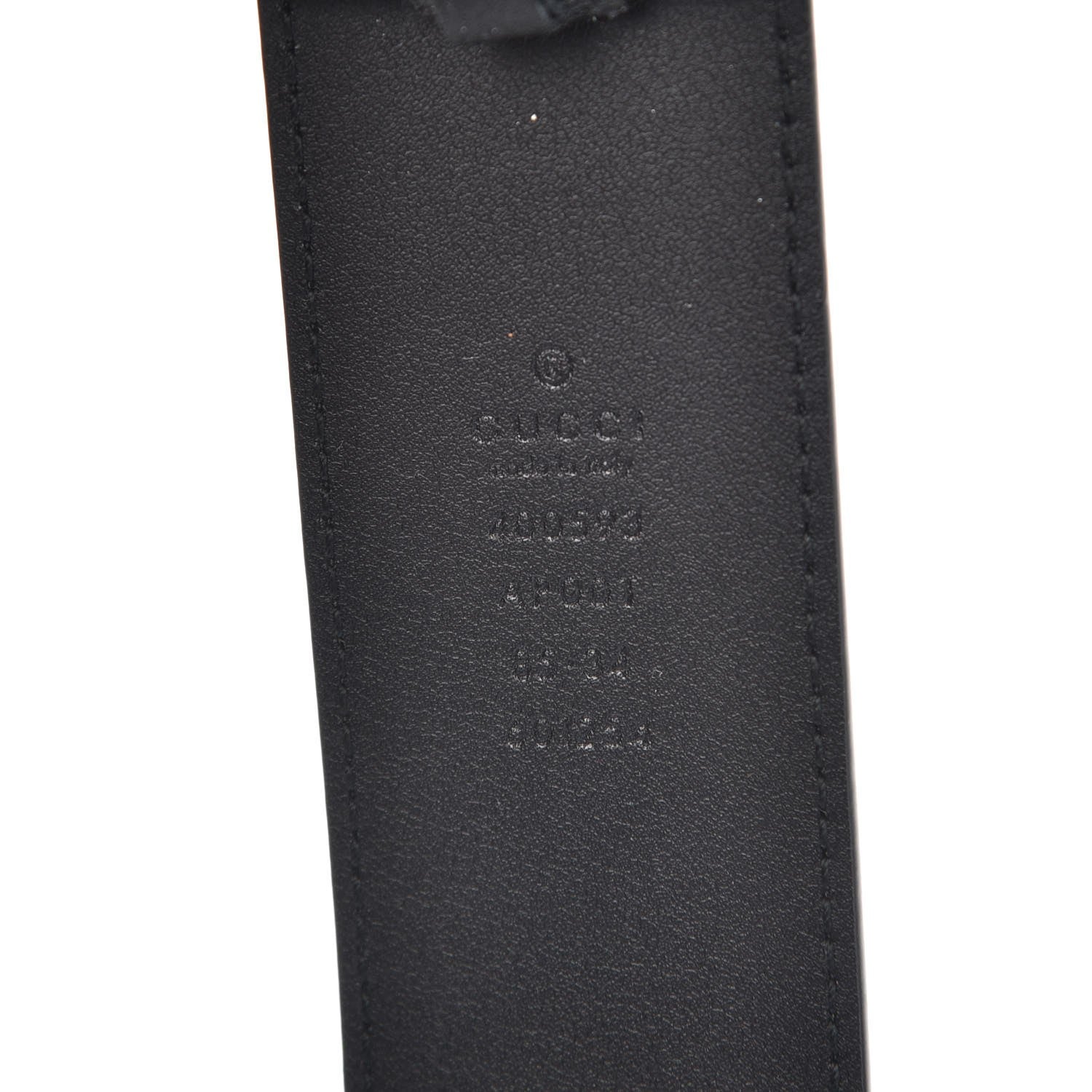 Gucci Calfskin Double G 40mm Belt 85 34 Black 6 of 7