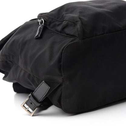 Prada Nylon Vela Medium Cinch Backpack Black 5 of 9