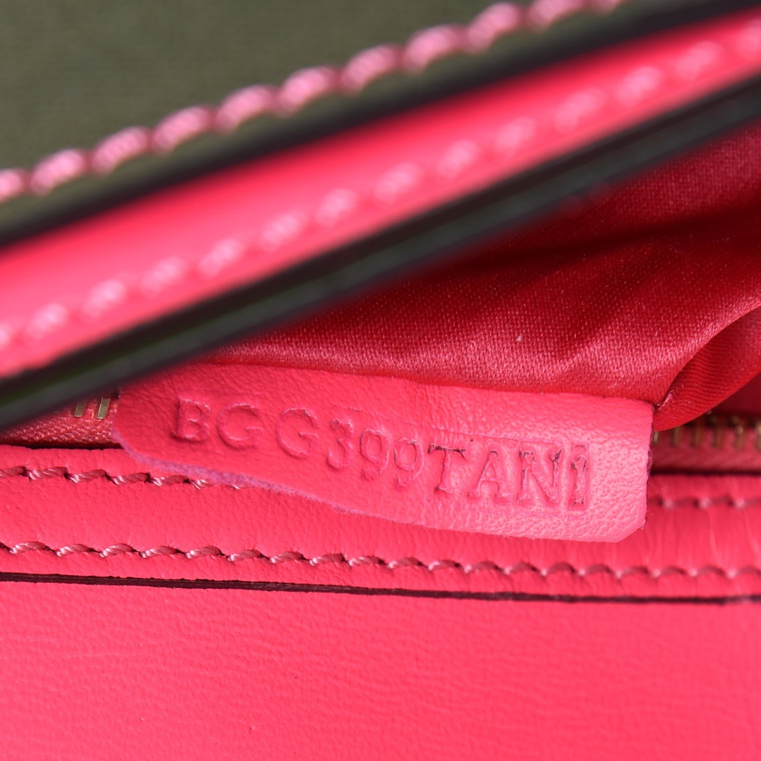 Valentino Garavani Nappa Canvas Camouflage Rockstud Wristlet Clutch Fuxia Fluo 7 of 7