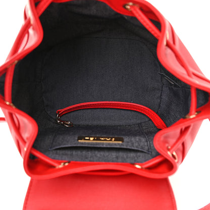 Chanel Lambskin CC Mania Backpack Red 7 of 9