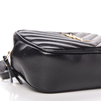 Saint Laurent Calfskin Matelasse Monogram Lou Belt Bag Black 6 of 10