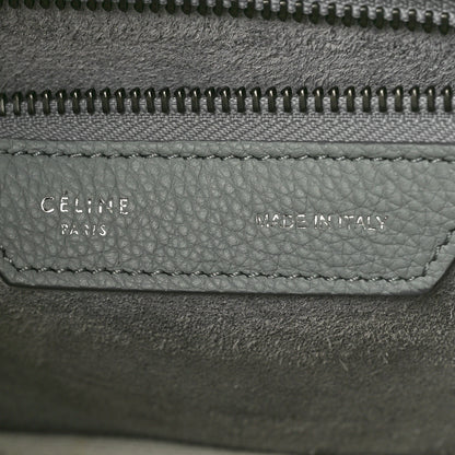 Celine Baby Drummed Calfskin Micro Luggage Sky 6 of 11