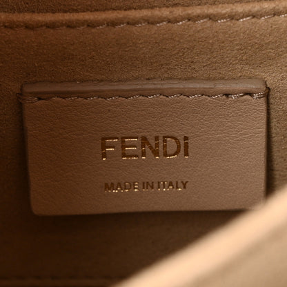 Fendi Vitello Liberty FF 1974 Embossed Small Kan I Shoulder Bag Fragola 6 of 10