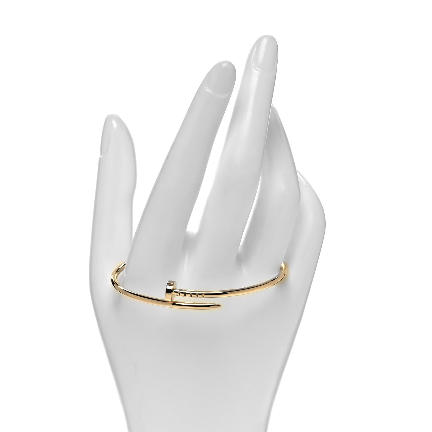Cartier 18K Yellow Gold Small Juste Un Clou Bracelet 17 2 of 5