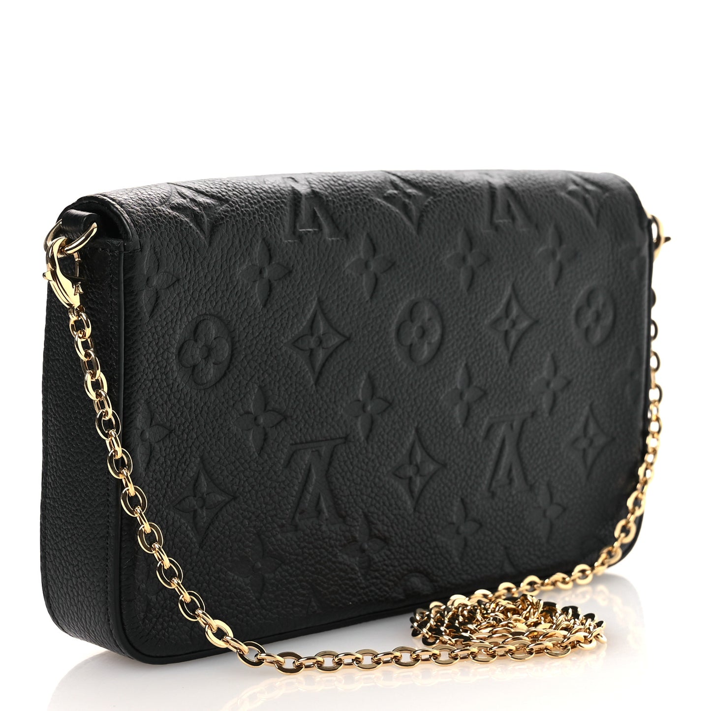 Empreinte Pochette Felicie Chain Wallet Black