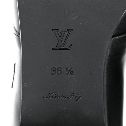 Louis Vuitton Calfskin Monogram Jumble Flat Ankle Boots 36.5 Black 8 of 10