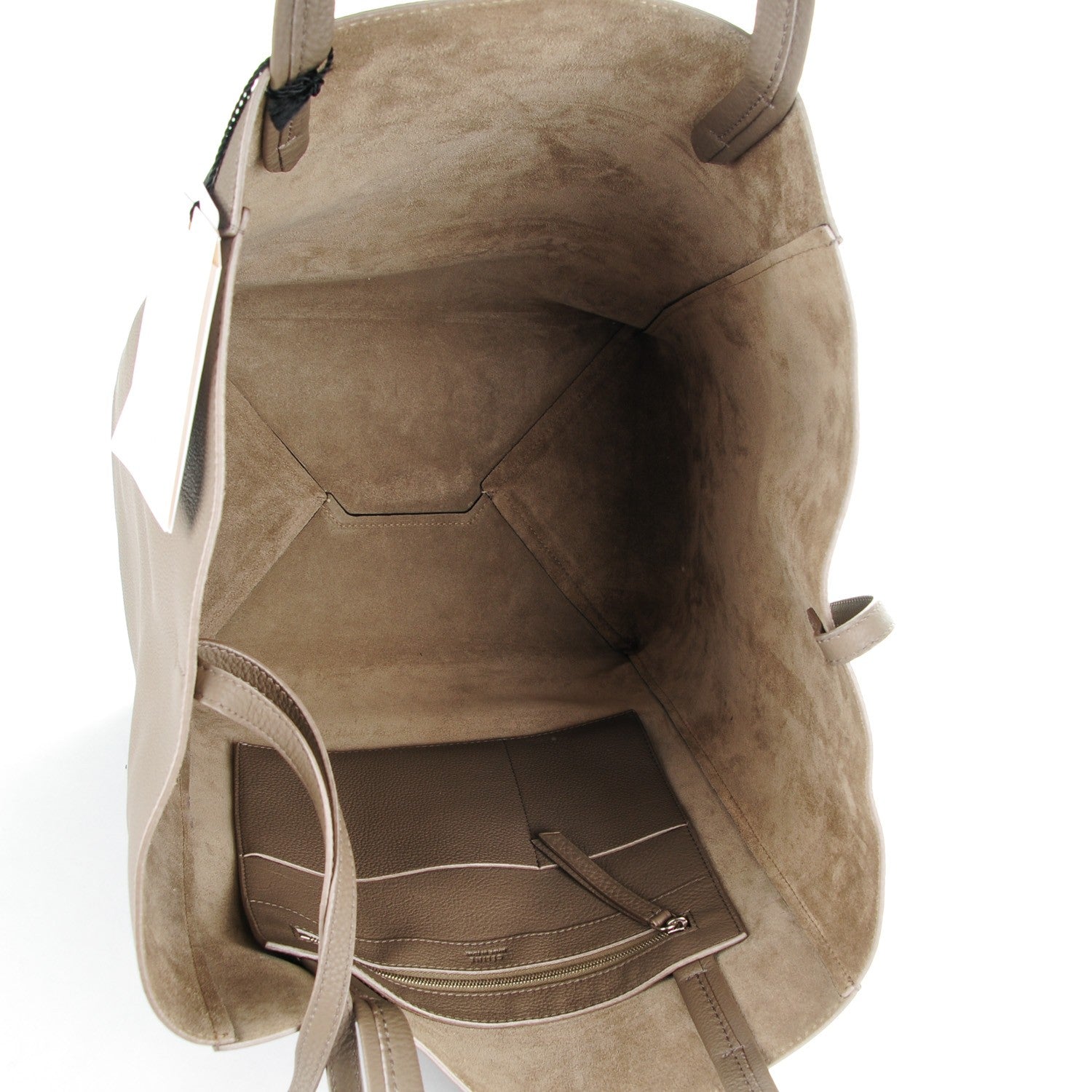 Celine Soft Grained Calfskin Medium Phantom Luggage Cabas Souris 6 of 9