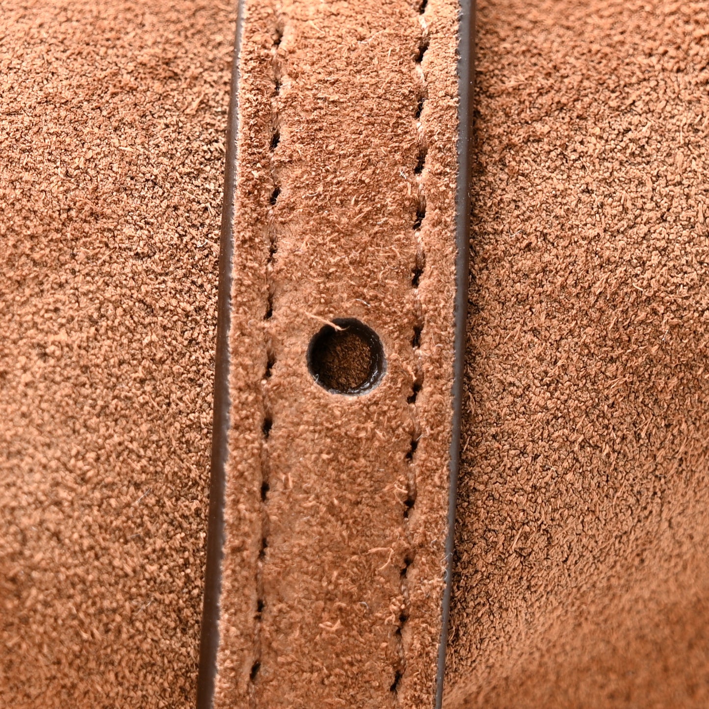 Suede Triangle Medium Bonnie Shoulder Bag Cacao