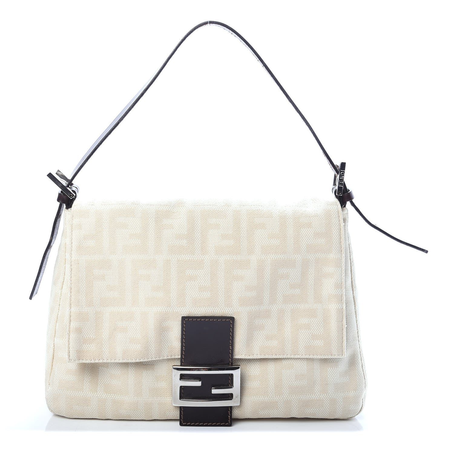 Fendi Zucca Mama Baguette Beige 1 of 11