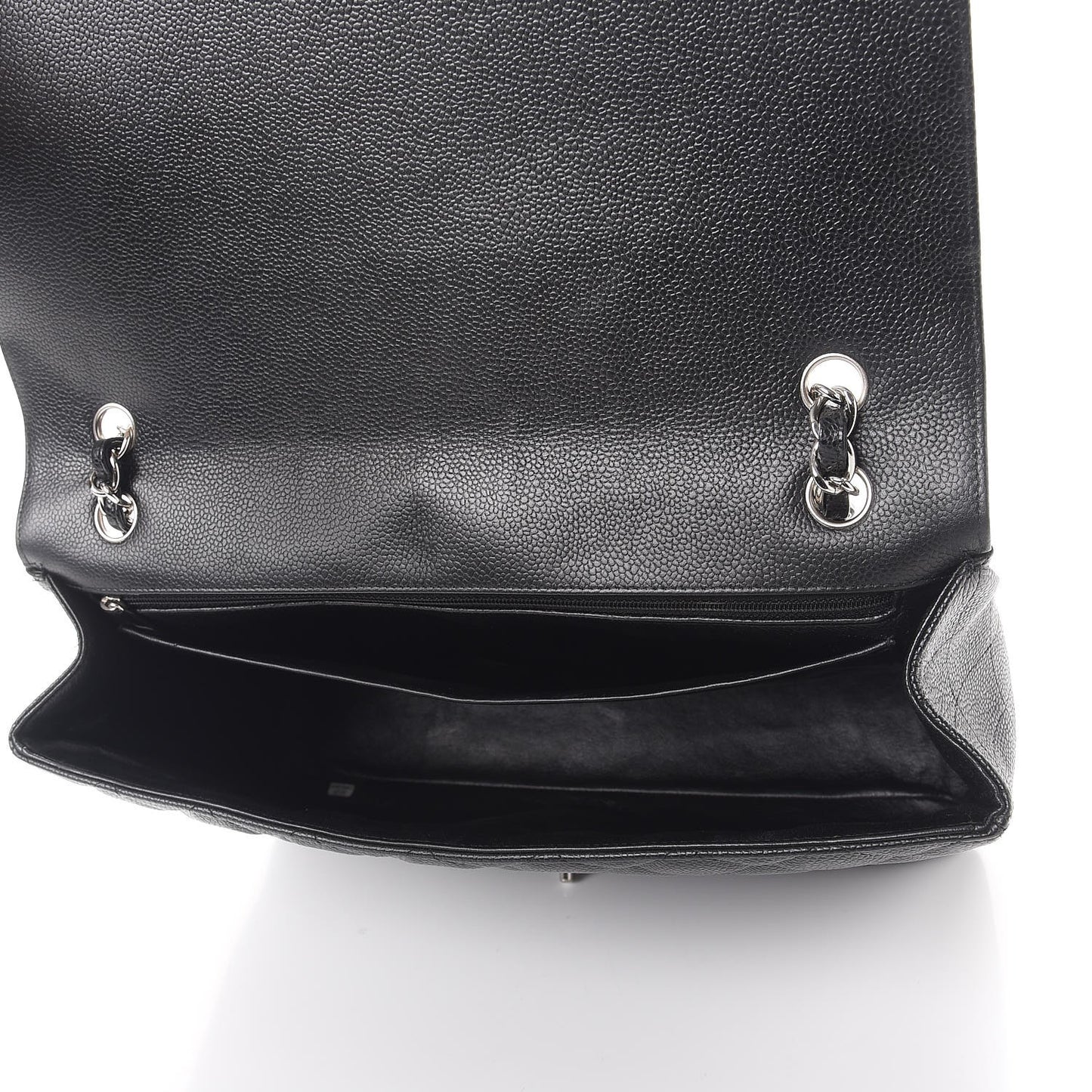 Caviar Quilted Maxi Single Flap Black