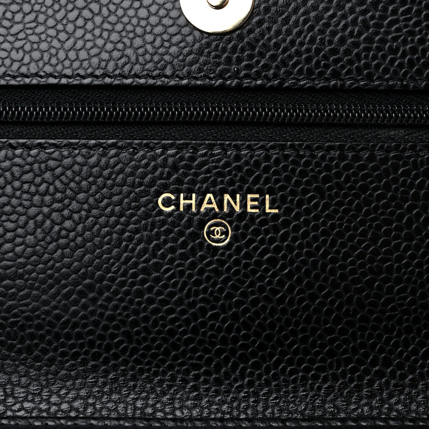 Chanel Caviar Quilted Wallet on Chain WOC Black 6 of 11