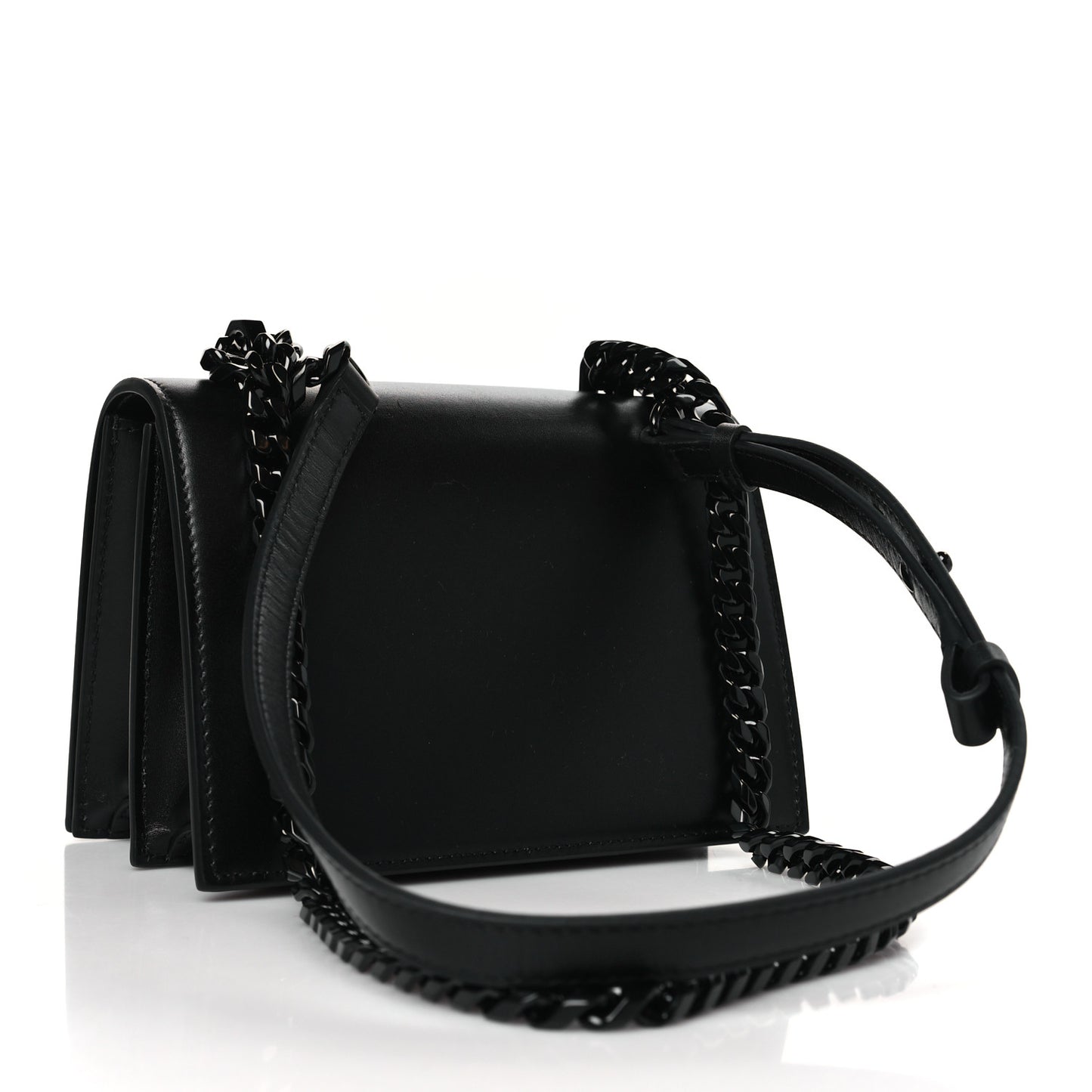 Calfskin Knuckle Crossbody Black