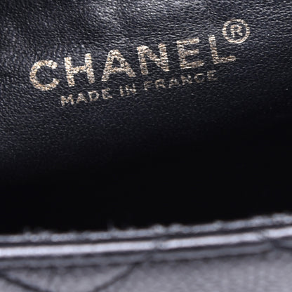 Chanel Caviar Quilted Jumbo Kelly Flap Black 6 of 8