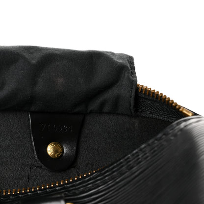 Louis Vuitton Epi Speedy 25 Black 7 of 10