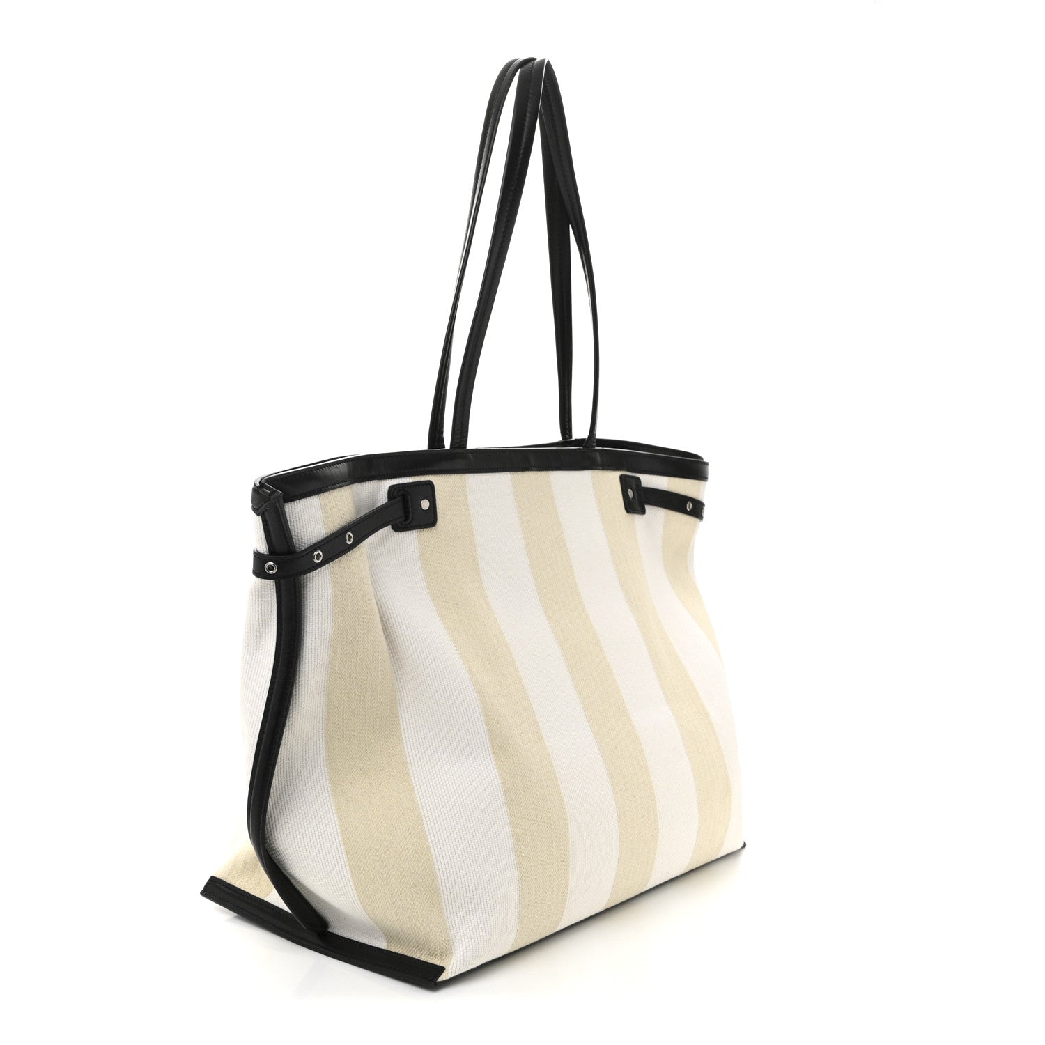 Proenza Schouler Canvas Striped Days Tote Resin White 3 of 9