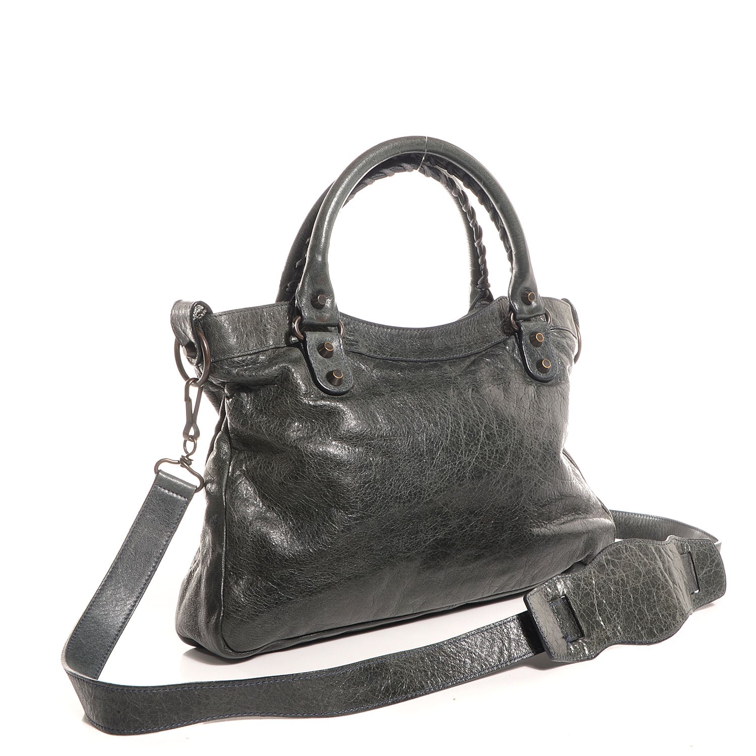 Balenciaga Agneau Classic Hardware Town Anthracite 4 of 11
