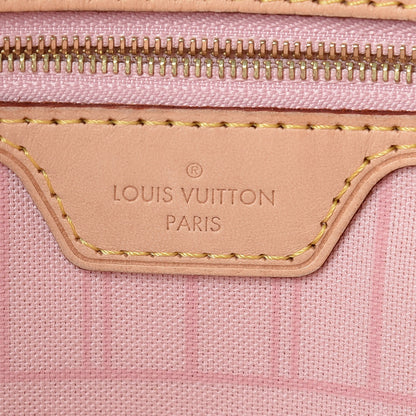 Louis Vuitton Damier Azur Neo Neverfull MM Rose Ballerine 6 of 17