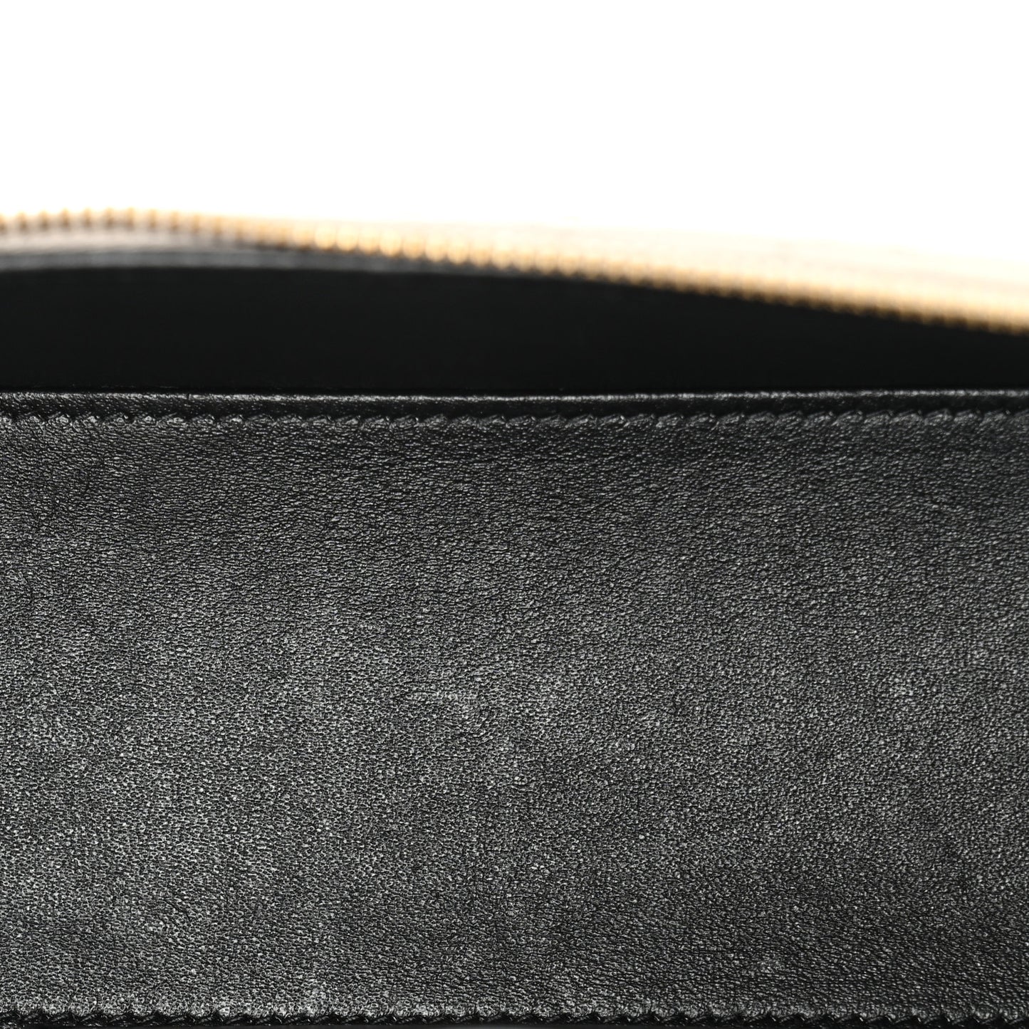 Lambskin Quilted Mini Gaby Vanity Case Crema Soft