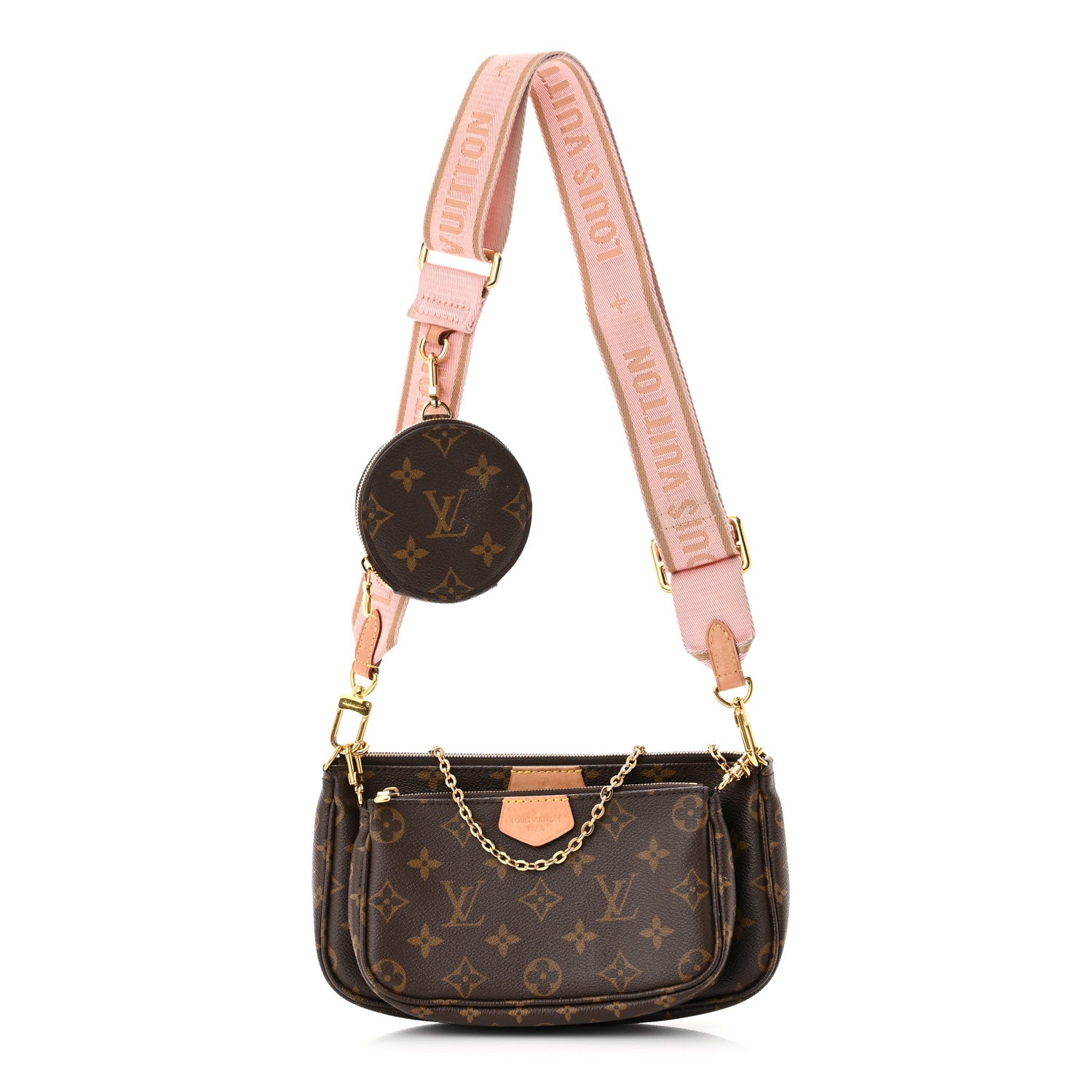 Louis Vuitton Monogram Multi Pochette Accessories Rose Clair 1 of 12