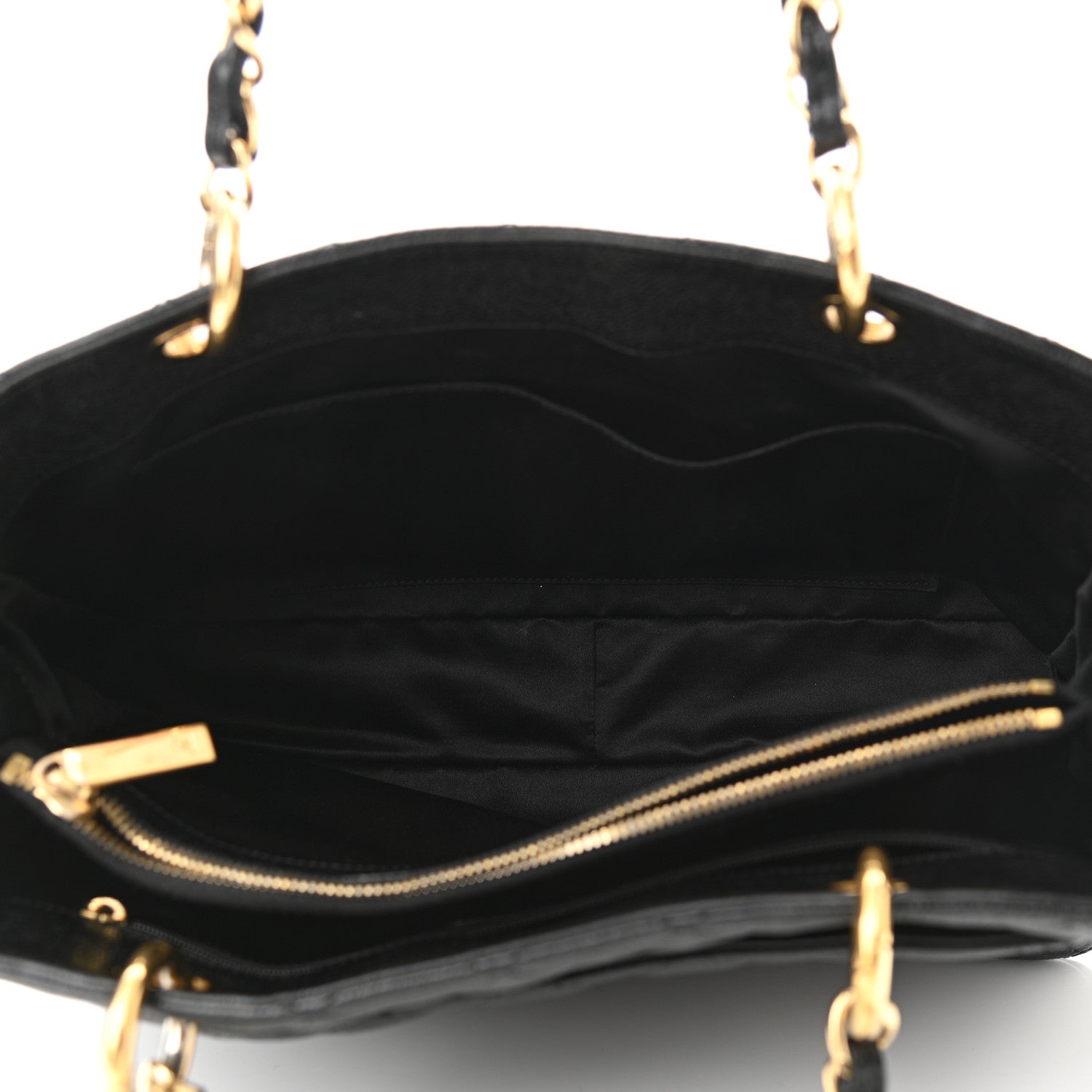 Chanel Caviar Quilted Grand Shopping Tote GST Black 5 of 10