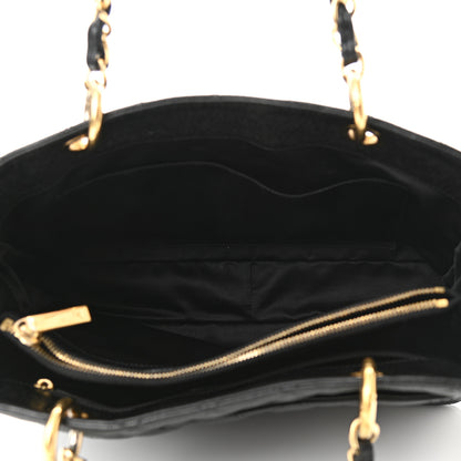 Chanel Caviar Quilted Grand Shopping Tote GST Black 5 of 10