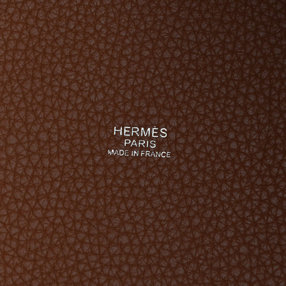 Hermes Taurillon Clemence Picotin Lock 22 MM Gold 6 of 9