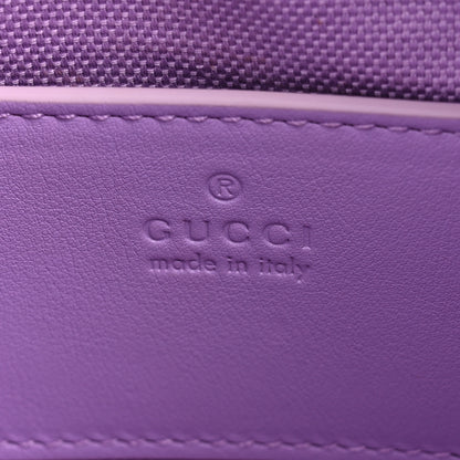 Gucci Shine Guccissima Emblem Small Shoulder Bag Lilac Haz 6 of 10